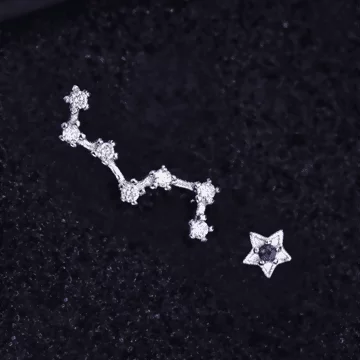 925銀針&times;北斗七星&times;耳針