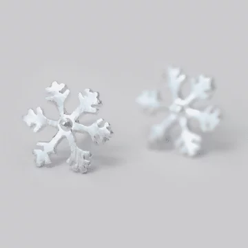 925銀針&times;雪花片&times;耳針