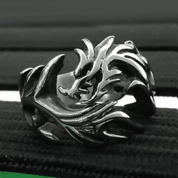 鋼飾×至尊龍×戒指