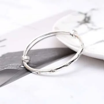 925銀飾&times;滿天星車花&times;推拉手環