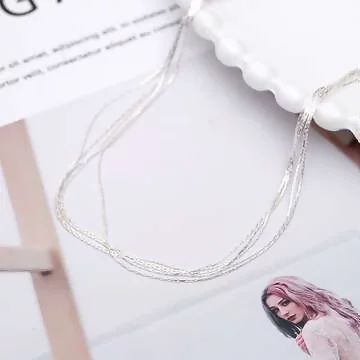 925銀飾&times;多層細線&times;鎖骨項鍊