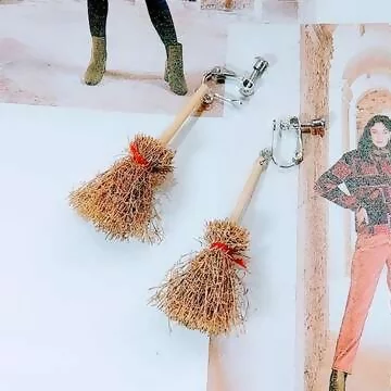 小魔女的掃把&times;螺旋耳夾