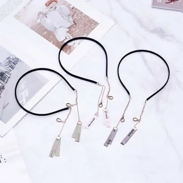 字母緞帶水滴×假耳環髮箍×共三色