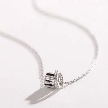 925銀飾×兩環一心×鎖骨項鍊