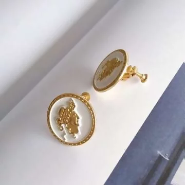 中古世紀宮廷人像×螺旋耳夾