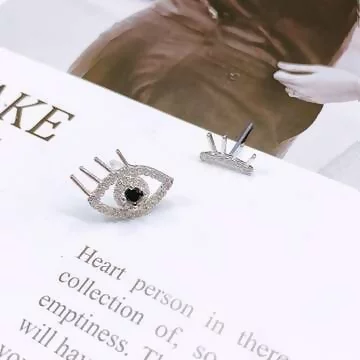 925銀針&times;眨眼睛亮晶晶&times;耳針