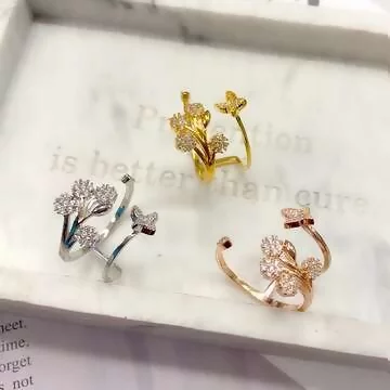 花飛蝶舞&times;開口戒指&times;共三色