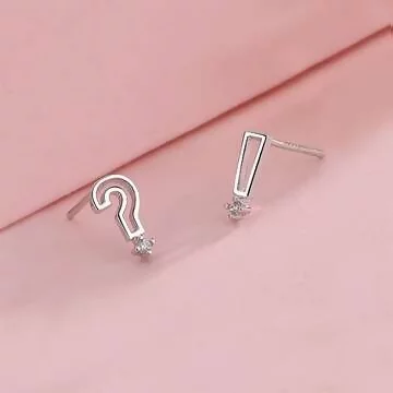 925銀針&times;驚嘆問號&times;耳針