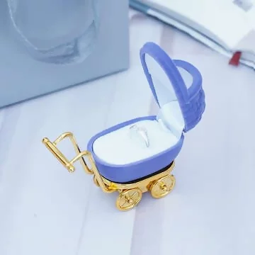 嬰兒手推車&times;適用戒指/項鍊/手鍊&times;絨布盒