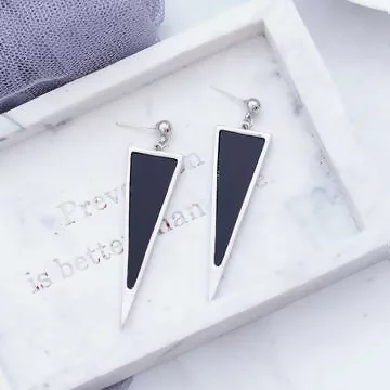 暗黑倒三角×吊墜耳環