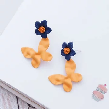 蝴蝶採蜜&times;吊墜耳環