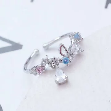 925銀飾&times;輕奢花環&times;開口戒指