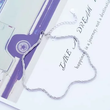 925銀飾×滿天星晶鍊×腳鍊