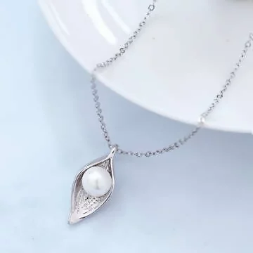 925銀飾×海芋藏心×鎖骨項鍊