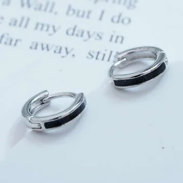 925銀針×簡約黑線×耳扣