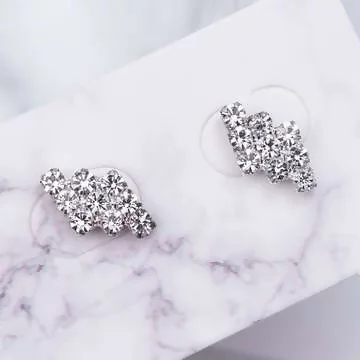 晶鑽三線閃電光×磁吸耳夾/裝飾小物