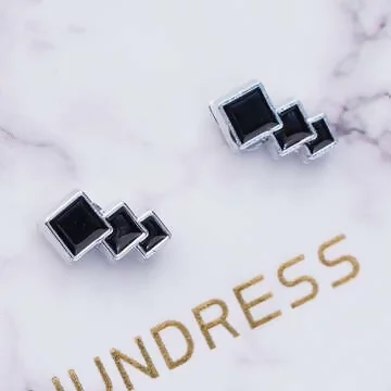 三連方塊×磁吸耳夾/裝飾小物