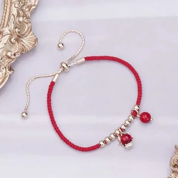 扭轉×抽拉繩手鍊