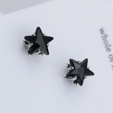 立體五角星星×磁吸耳夾/裝飾小物