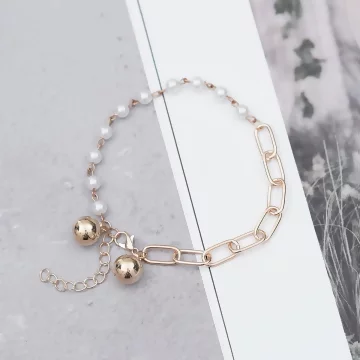 鍊子珍珠大金球×腳鍊