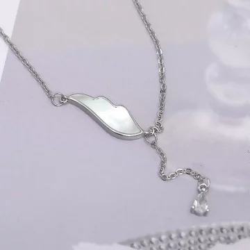 925銀飾&times;白貝之翼&times;鎖骨項鍊