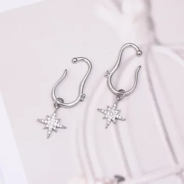 搖擺璀璨八芒星&times;耳掛