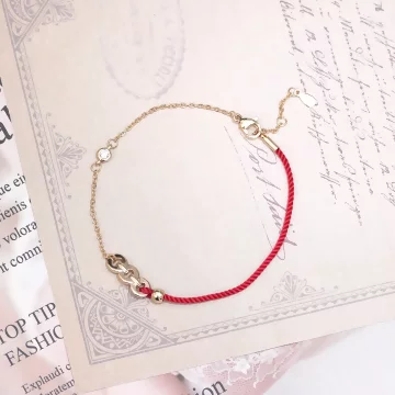 古銅錢&times;紅繩手鍊