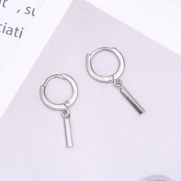 925銀針&times;小銀條&times;耳扣