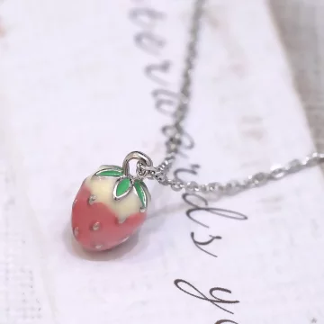 925銀飾&times;草莓甜不甜&times;鎖骨項鍊