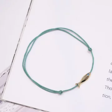 藍晶小魚&times;腳鍊