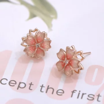 桃花轉&times;旋轉耳環