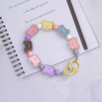 可愛熊熊&times;手機腕帶掛繩