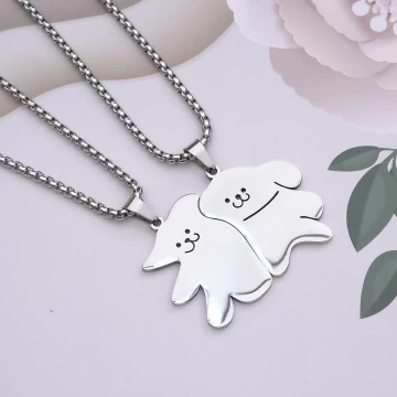 316鋼飾×跟你黏踢踢×姐妹閨蜜情侶項鍊組