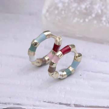 彩色琺瑯滴釉×耳扣