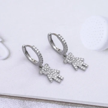 閃亮小熊熊×吊墜耳扣