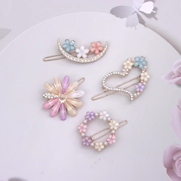 春花朵朵開&times;四套件髮夾組