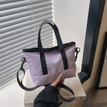 休閒托特小包×斜背袋×紫色