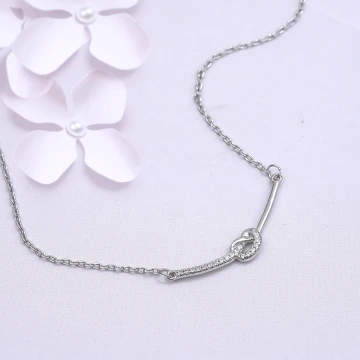 925銀飾×微笑扭結×鎖骨項鍊