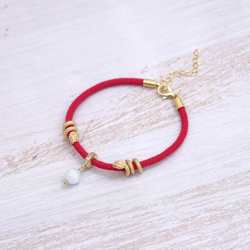 雙蛇搶珠×紅繩手鍊