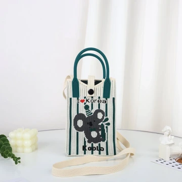 韓國無尾熊×針織×斜背包