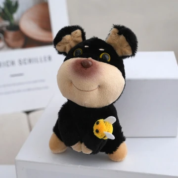 蜜蜂小黑狗×娃娃×掛件