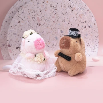 結婚卡皮巴拉×娃娃×掛件×共二色