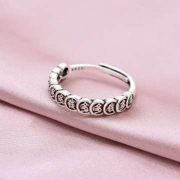 中式×錢多多×文字戒×開口戒指×中性戒