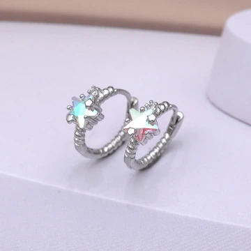 炫光五角星星&times;耳扣