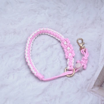 三朵小花&times;飲料杯繩&times;手機提繩&times;多功能&times;粉紅