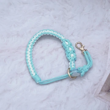 三朵小花&times;飲料杯繩&times;手機提繩&times;多功能&times;藍色