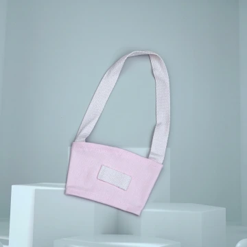 帆布經典款×飲料提繩×粉紅