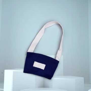 帆布經典款×飲料提繩×藏藍