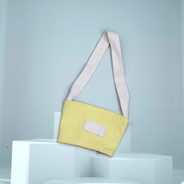 帆布經典款&times;飲料提繩&times;鮮黃