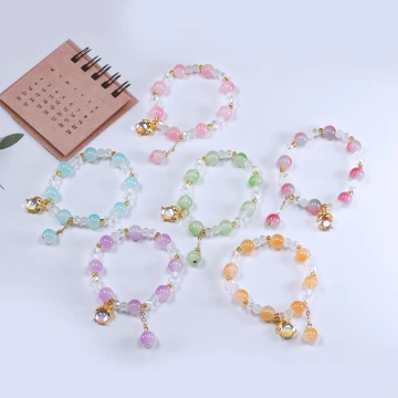 螢火蟲琉璃×固定式串珠手鍊×共六色